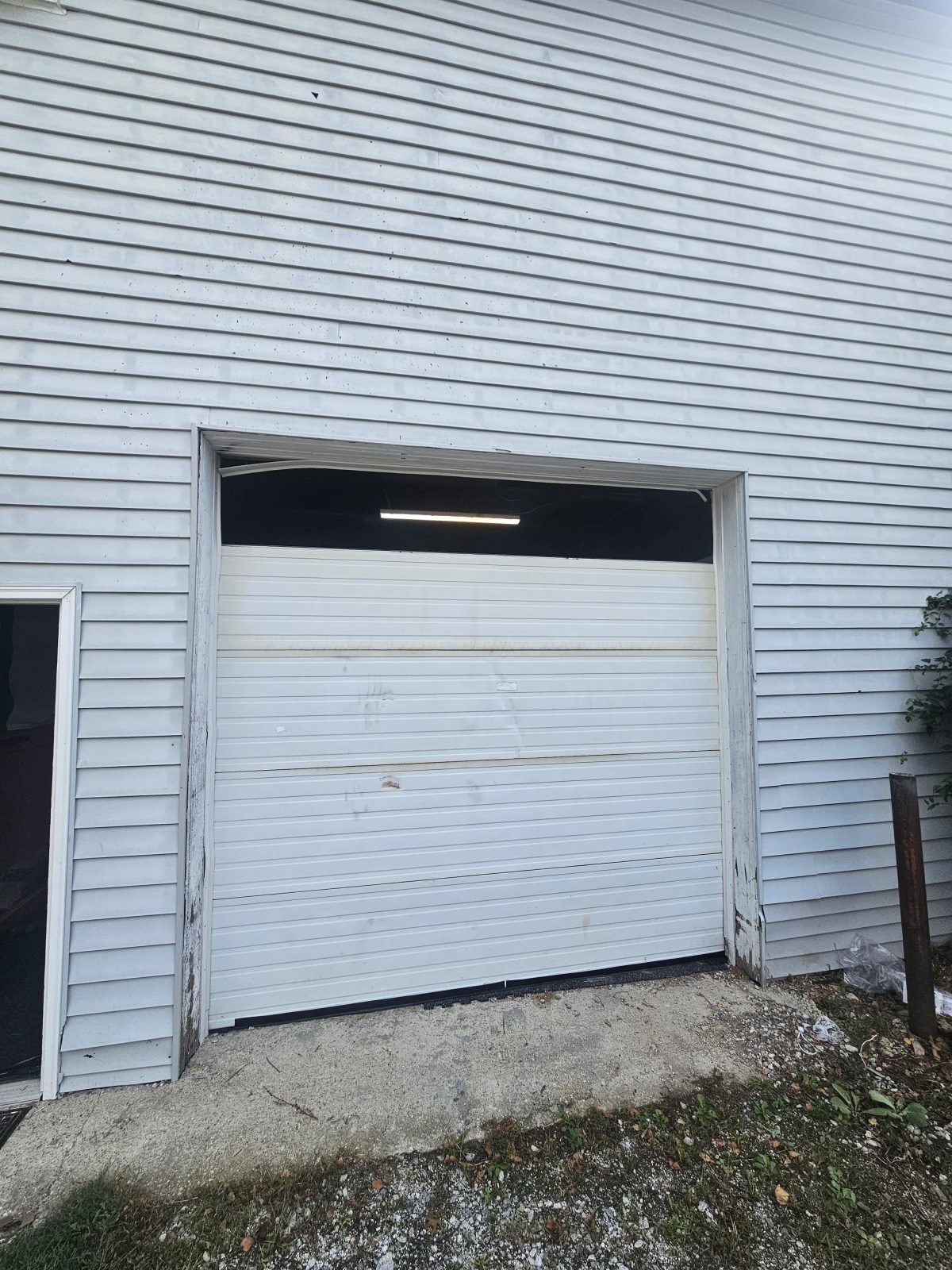 Garage door repair completed by Heritage Garage Doors in Massachusetts