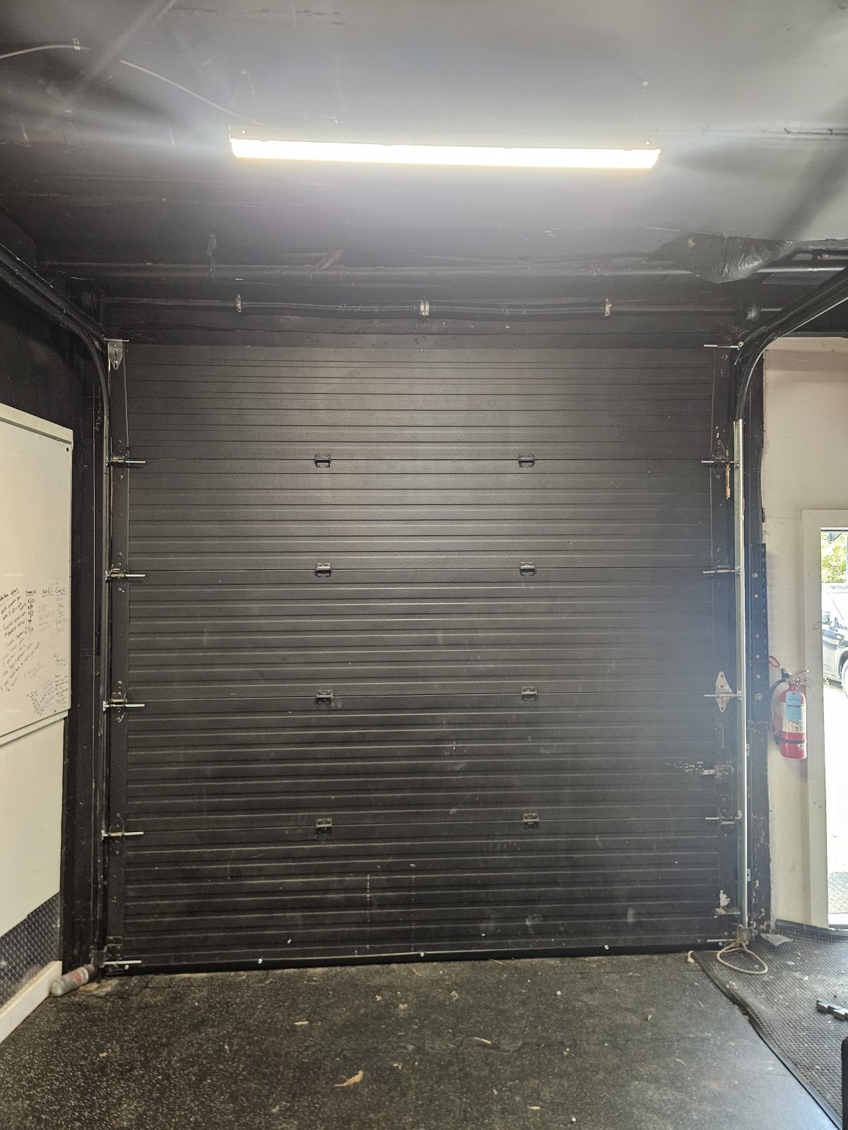 Garage door panel repair