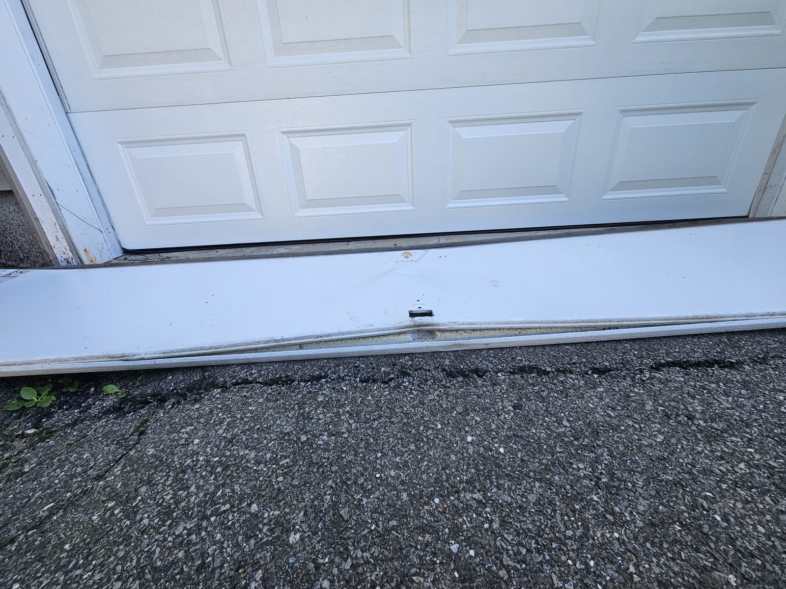 Garage door panel replacement photo