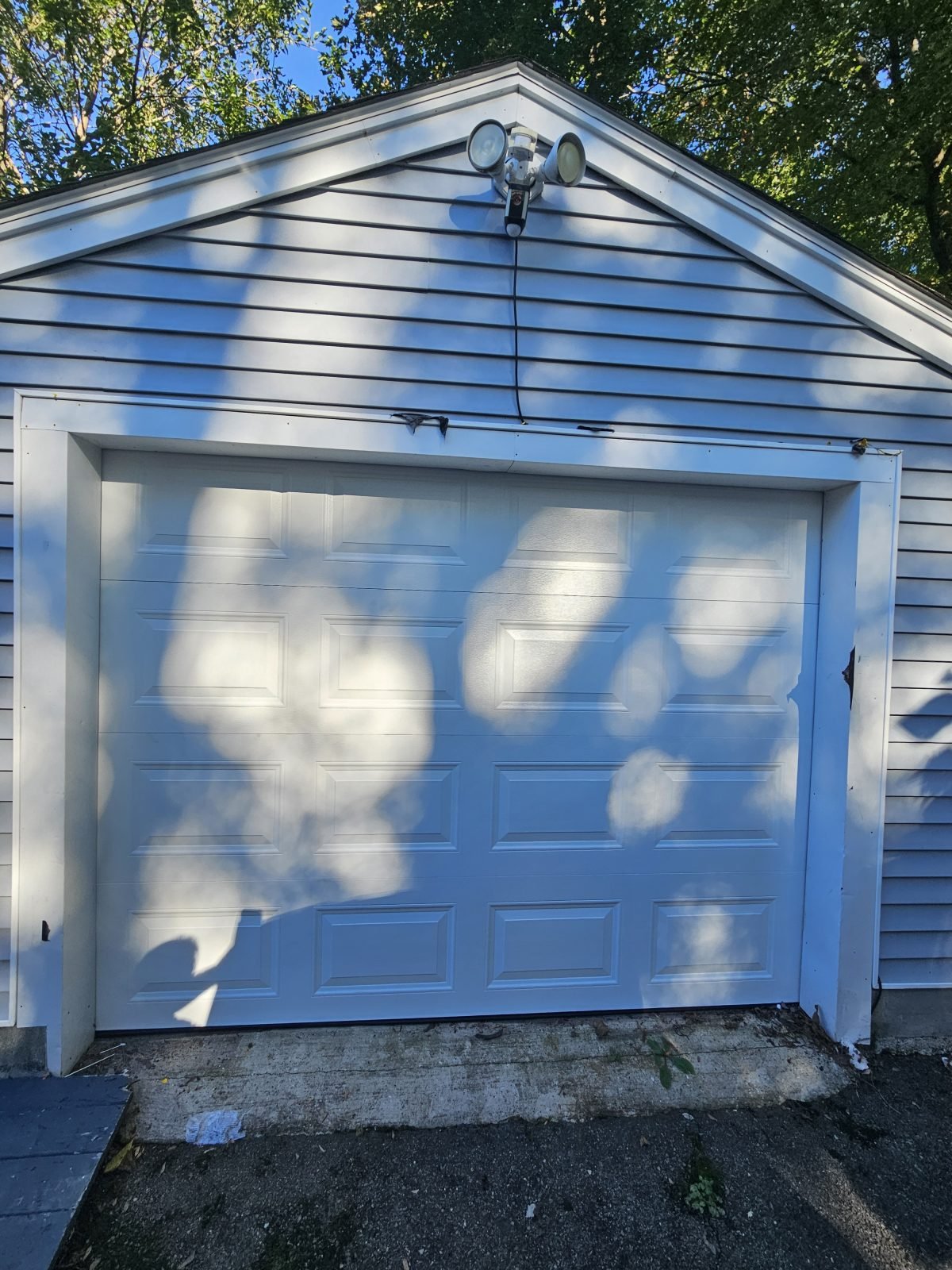 New garage door installation completed for a homeowner in Canton area