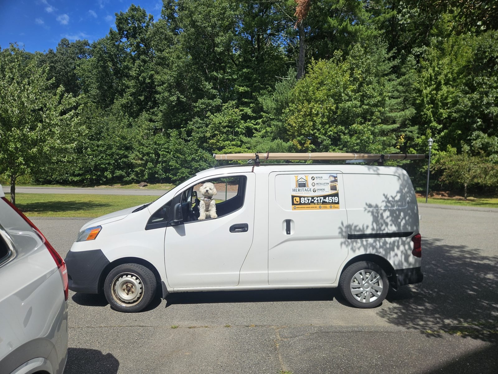 Garage door panel replacement photo
