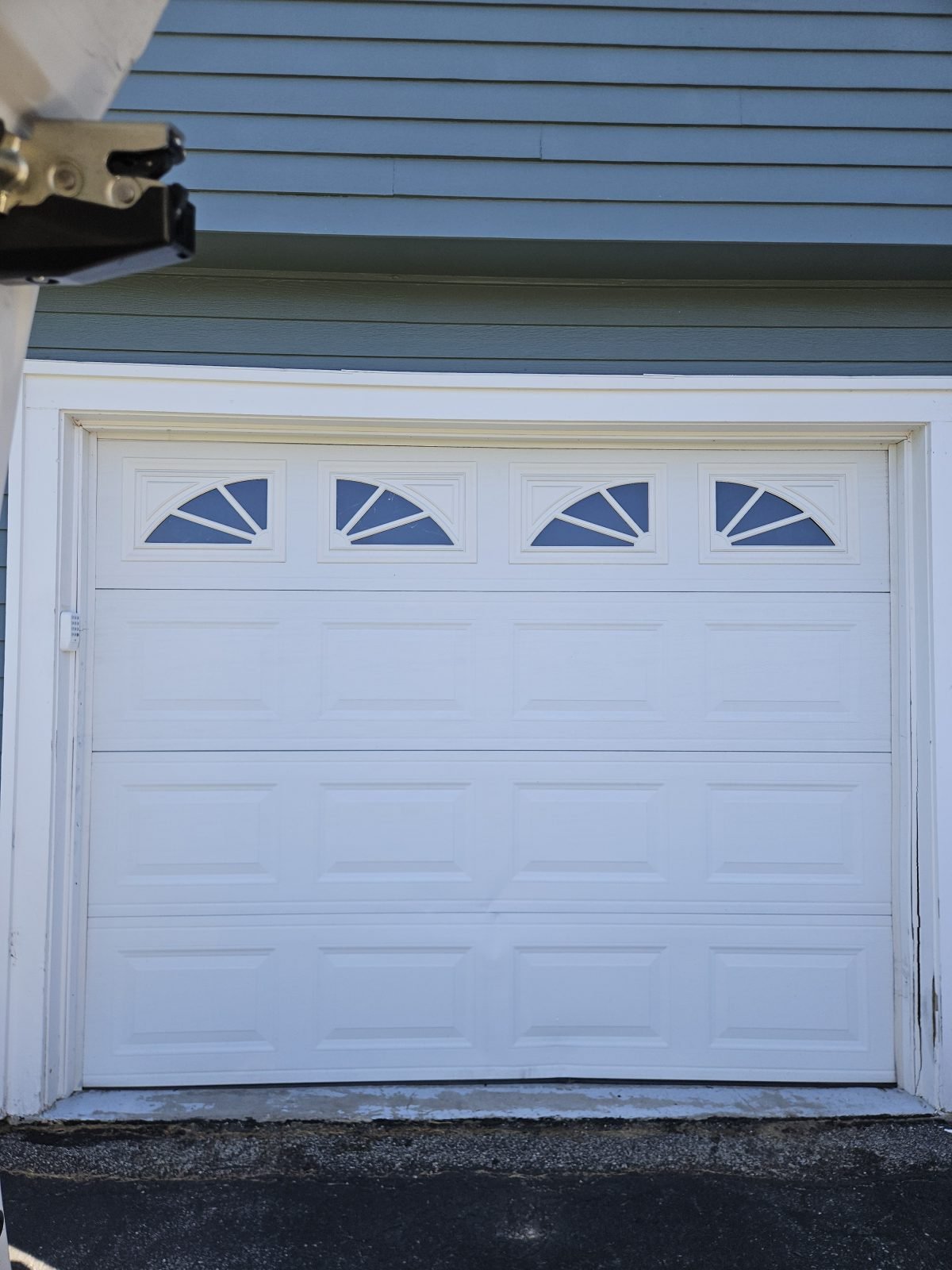 New garage door installation completed for a homeowner in Burlington